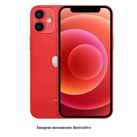 Iphone 12 64GB Apple Vermelho Seminovo 81% (FI)