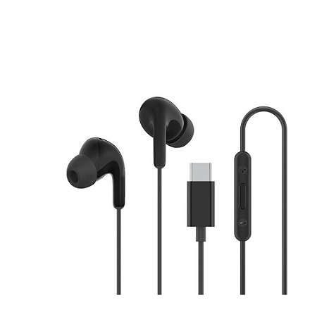 Fone Ouvido Intra Auricular Xiaomi M2413E1 Tipo-C Preto