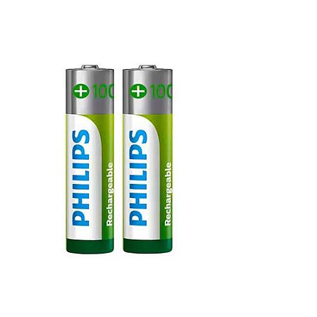 Pilha Recarregável Philips AAA R03B2RTU10/97 com 2