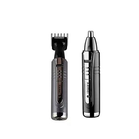 Aparador Pelos Nasal Kemei KM-6511 Preto