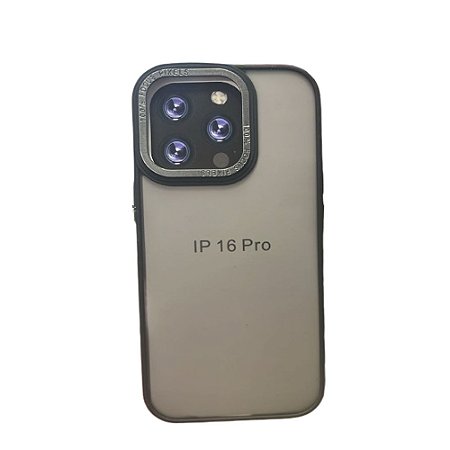Capa Iphone 16 Pro Super Cristal Preto
