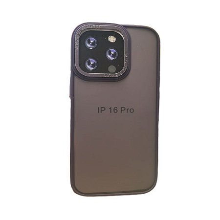 Capa Iphone 16 Pro Super Cristal Roxo