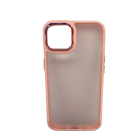 Capa Iphone 14  Super Cristal Rosa