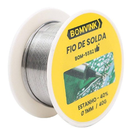 Solda em Rolo Bomvink BOM-5552 40G