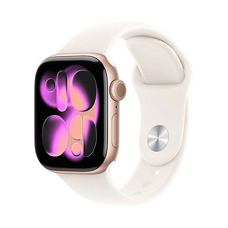 Apple Watch Series 11 Alumínio 42mm GPS Ouro Rosa