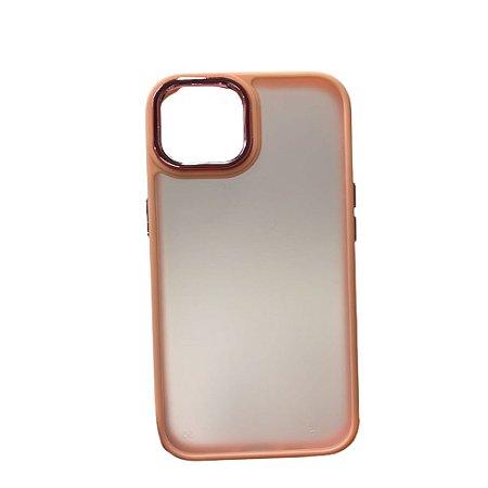 Capa Iphone 15  Super Cristal Rosa