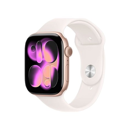 Apple Watch Series 11 Alumínio 46mm GPS Ouro Rosa