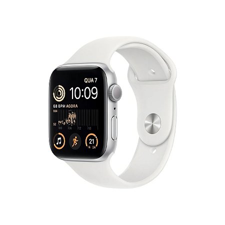 Apple Watch SE 2ª Geração Alumínio 44mm Prateado
