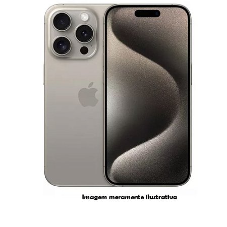 Iphone 15 Pro 256GB Apple Natural Seminovo 87% (MT)