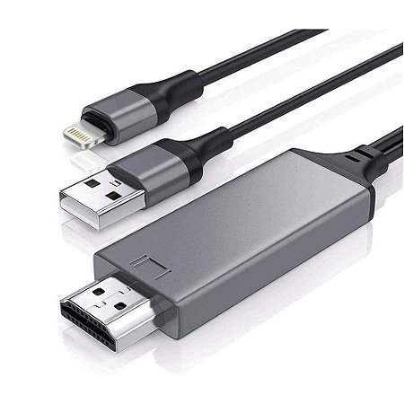 Adaptador Conversor Lightning x HDMI FY FY-882 2 Metros