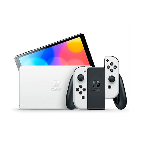 Vídeo Game Nintendo Switch Oled Branco