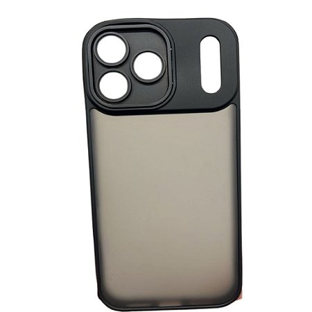 Capa Iphone 17 Pro Max Super Cristal Preto