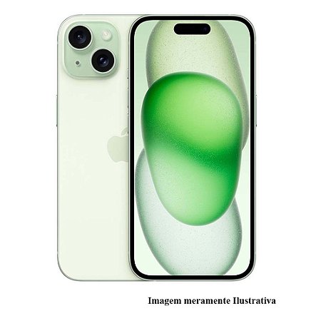 Iphone 15 128GB Apple Verde Seminovo 88% (FI)