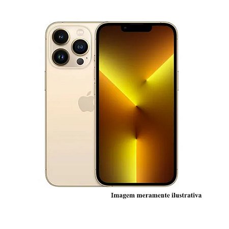 Iphone 13 Pro Max 128GB Apple Dourado Seminovo 82% (FU)