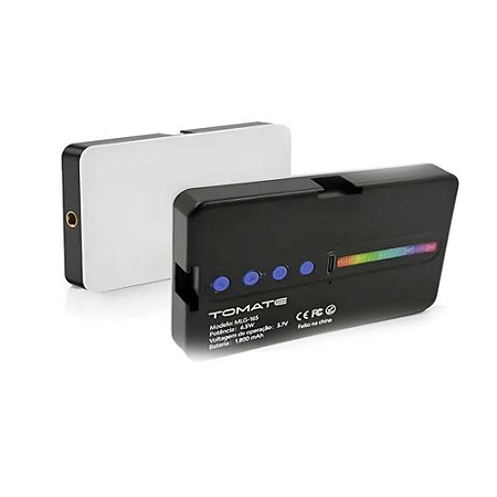 Led Iluminador Ring Fill Light  Tomate MLG-165 Preto