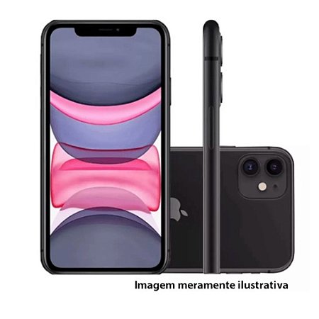 Iphone 11 64GB Apple Preto Seminovo 75% (FI)