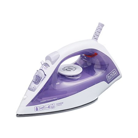 Ferro Passar a Vapor Black Decker FX1050 127V Roxo
