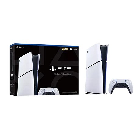 Vídeo Game Playstation 5 Slim Sony CFI-2114 Mídia Digital 825GB