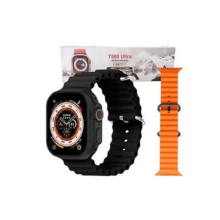 Smartwatch Anj.GG T800 Ultra 2 Pulseiras 49MM Space Gray Aluminum