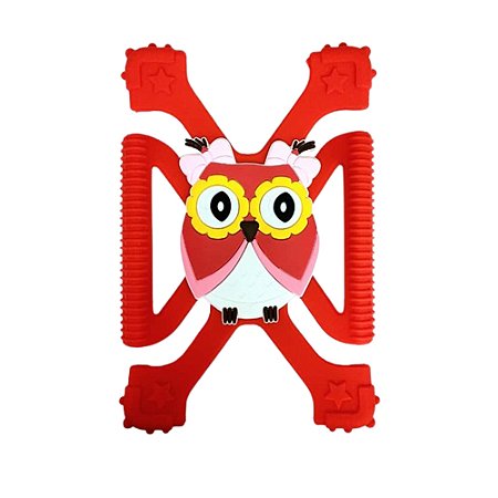 Capa para Tablet 6.0"-7.8" Vermelha de Coruja