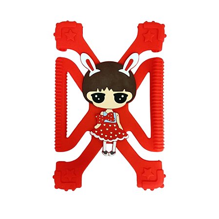 Capa para Tablet 6.0"-7.8" Vermelha Menina