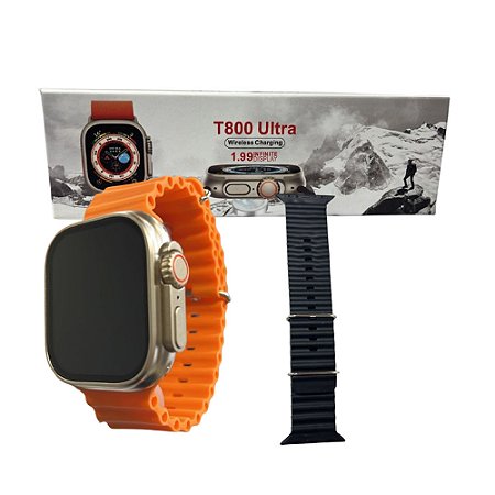 Smartwatch Anj.GG T800 Ultra 2 Pulseiras 49MM Prata