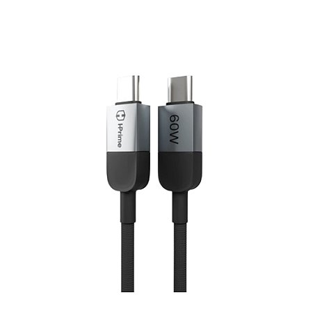 Cabo USB Tipo C X Tipo C Hprime Boost60 1,2 Metros Grafite