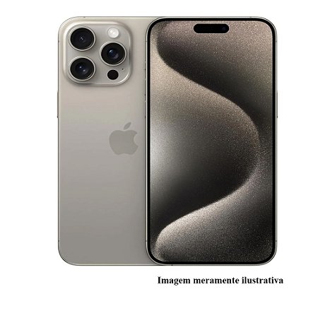 Iphone 15 Pro Max 256GB Apple Natural Seminovo 84% (FU)