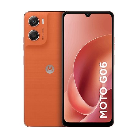 Smartphone Motorola G06 4GB/128GB Laranja