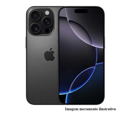 Iphone 16 Pro 128GB Apple Preto Seminovo 100% (MT)