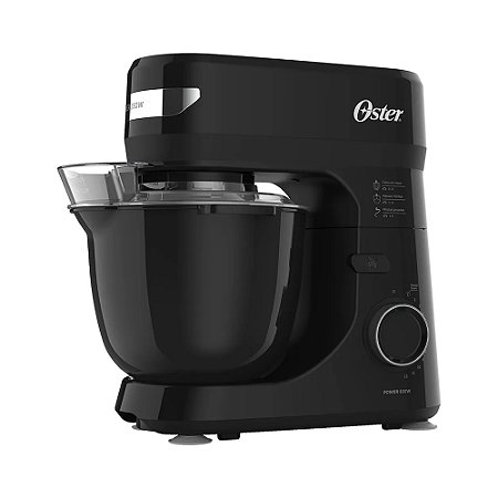 Batedeira Planetária Oster OBAT640 127V 850W Preto