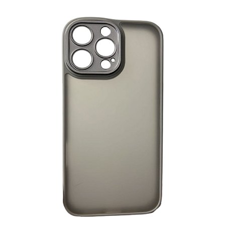 Capa Iphone 16 Pro Max Super Cristal Cinza