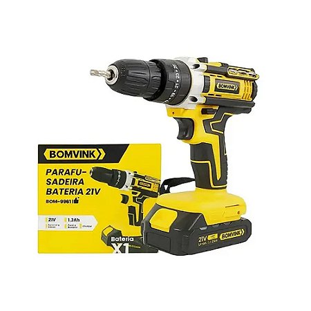 Parafusadeira Sem Fio Bomvink Bom-9961 21V