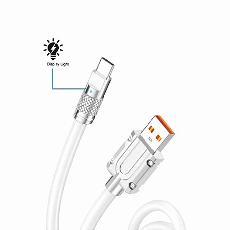 Cabo Tipo-C Turbo X-Cell XC-CD-118 Branco