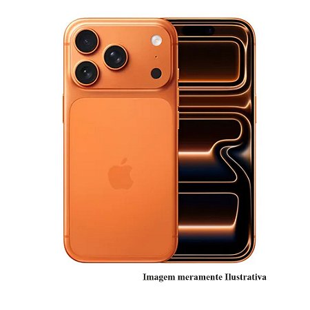 Iphone 17 Pro 512GB Apple Laranja Cósmico Seminovo 100% (FI)
