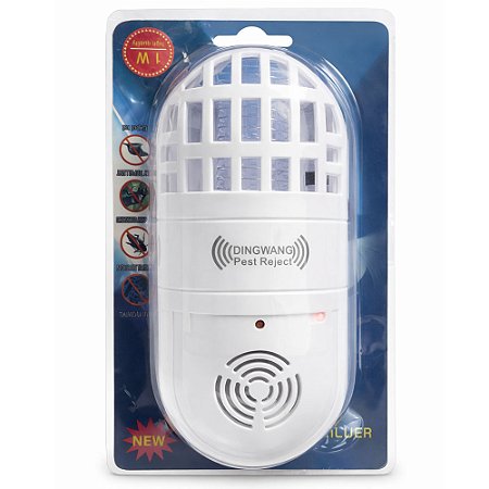 Lâmpada Mata Mosquitos Dingwang DW-188 1W Branco