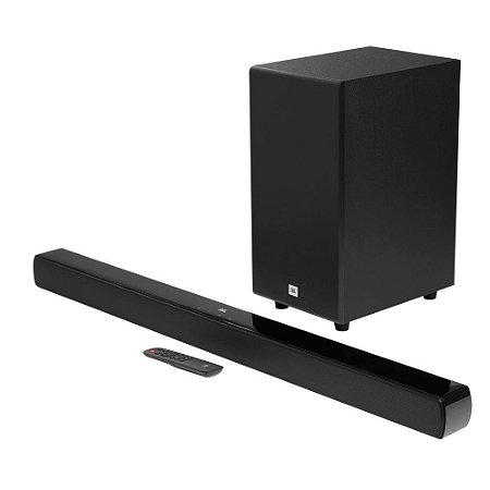 Soundbar JBL SB180BLKBR com Subwoofer Bluetooth 110W
