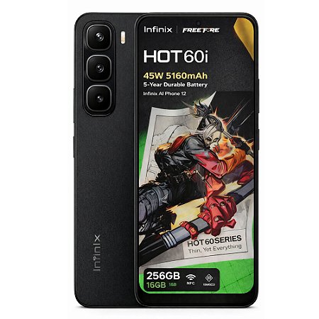 Smartphone Infinix Hot 60 Pro+ 16GB/256GB Preto