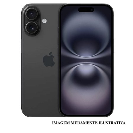 Iphone 16 128GB Apple Preto Seminovo 100% (MT)