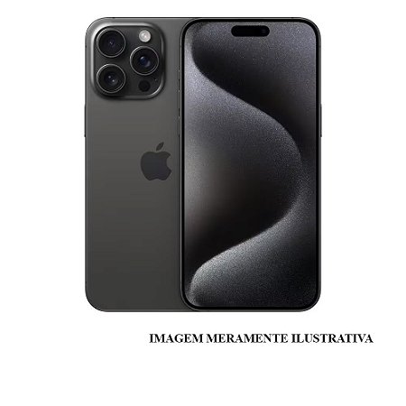 Iphone 15 Pro Max Apple 256GB Preto Seminovo 87% (FU)