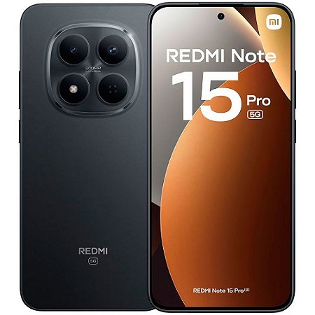 Smartphone Xiaomi Redmi Note 15 Pro 5G 8GB/256GB Preto