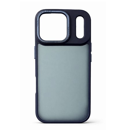 Capa Iphone 17 Pro Super Cristal Azul