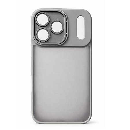 Capa Iphone 17 Pro Max Super Cristal Cinza