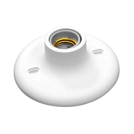 Plafon Taschibra Bocal Porcelana 250V Branco