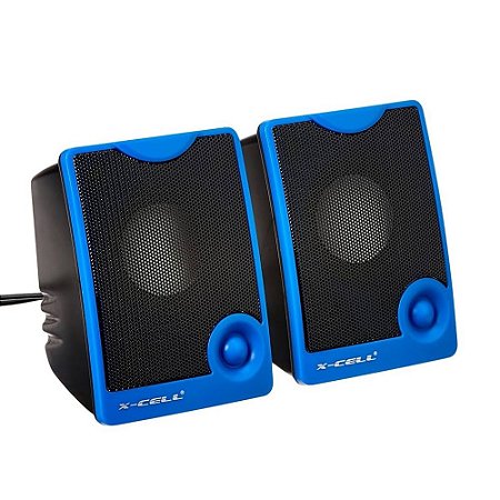 Caixa Som para PC X-Cell XC-CM-10 6W Azul
