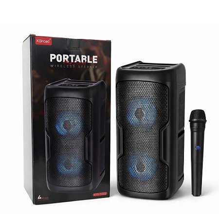 Caixa de Som Portátil Kbroad KTS-2032 12W Preto