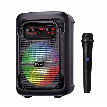 Caixa de Som Portátil Kbroad KTS-2197 12W Preto