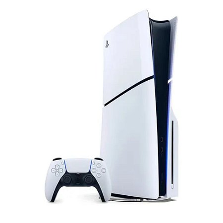 Vídeo Game Playstation 5 Slim Sony CFI-2115 Mídia Física 1TB