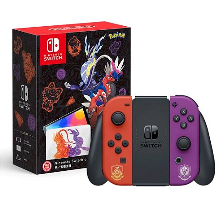 Vídeo Game Nintendo Switch Oled Scarlet & Violet