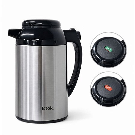 Garrafa Térmica Istok Thermic Inox Beirut  1Litros Inox
